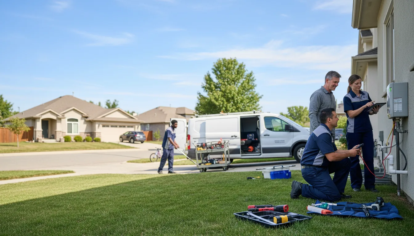 Tankless water heater service in Fowlerton, TX